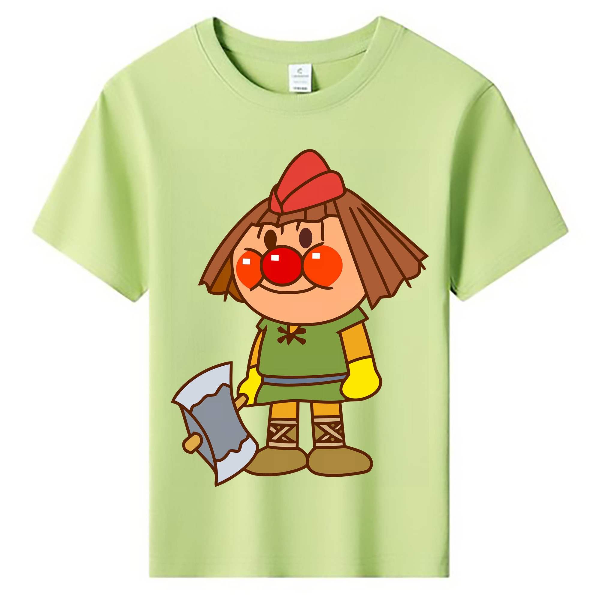 （画像用） アンパンマン Anpanman 綿100％キッズTシャツ（フロントプリント）